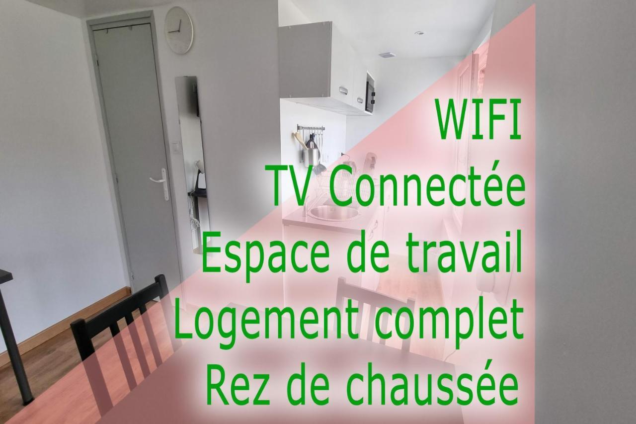 Studio En Rez-De-Chaussee - Le Petit Chateau Avesnois - Tv - Wifi - Logement Entier Avesnes-sur-Helpe Ngoại thất bức ảnh